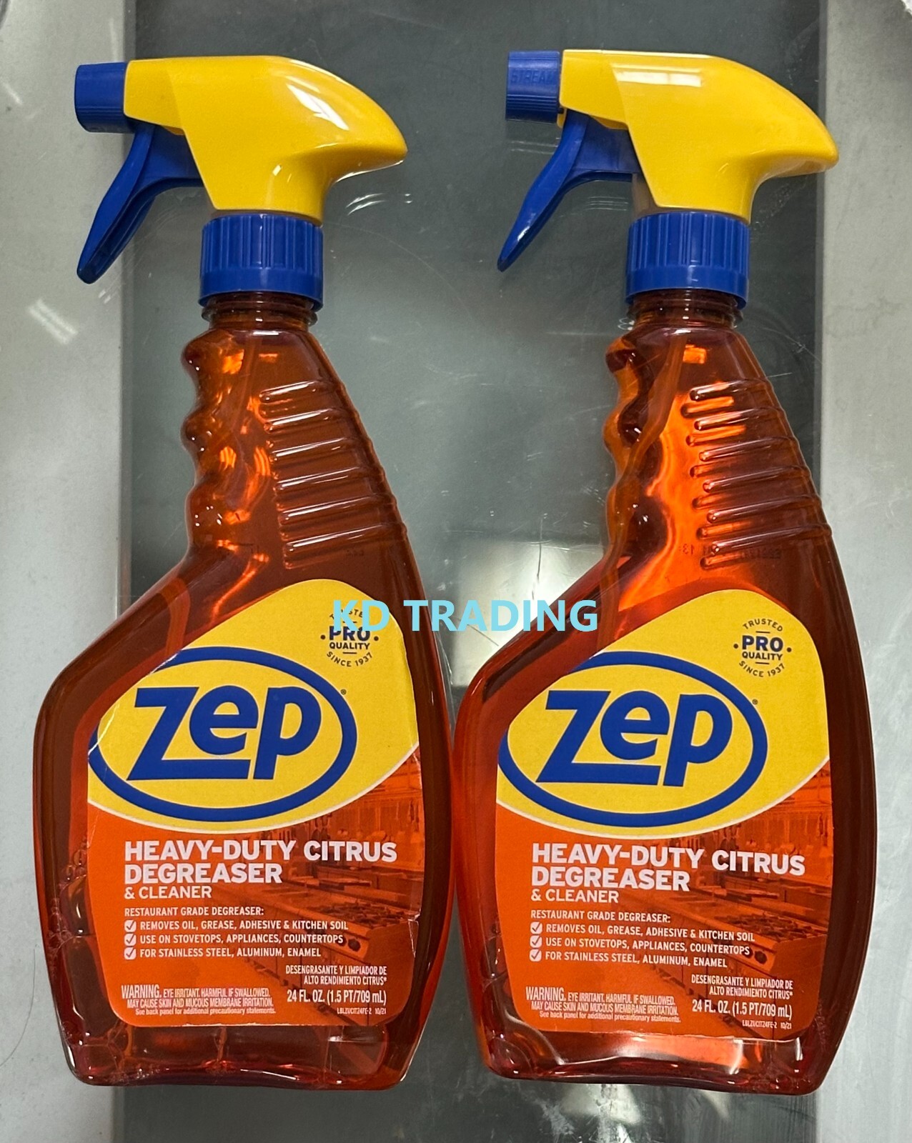 (2-Pack) Zep HEAVY DUTY Restaurant Grade PRO Quality KITCHEN DEGREASER & CLEANER