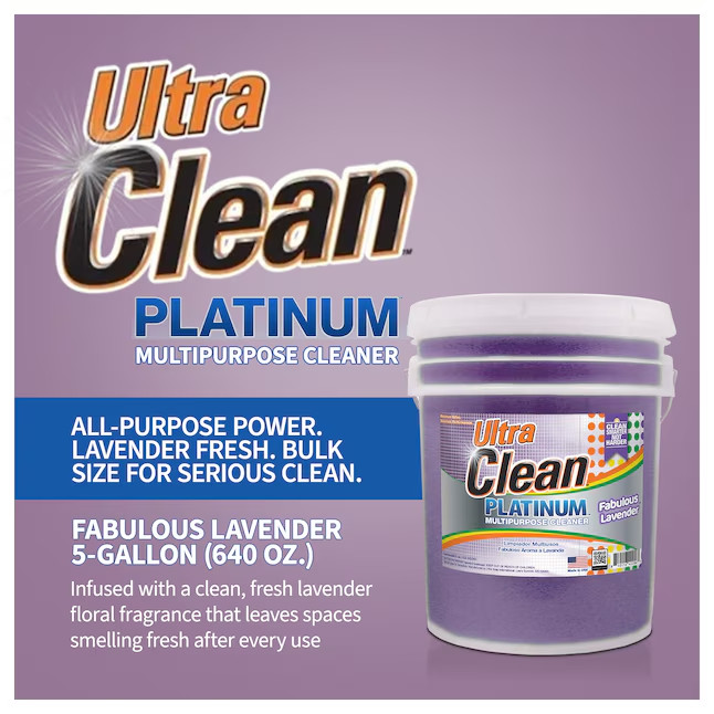 Ultra Fresh Ultra Clean Platinum Multipurpose Cleaner Non-Abrasive Lavender 5 Ga
