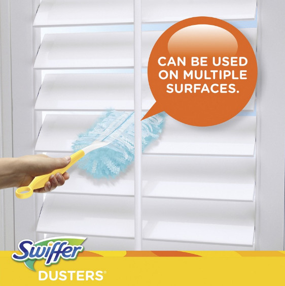 Swiffer 21459 Dusters Refills Unscented Dust Lock Fiber Blue 10 Ct Box Single