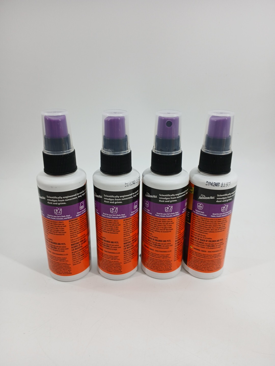 (Lot Of 4) Armor All Multi-Purpose Cleaner Powerful Cleaner For Auto Surfaces