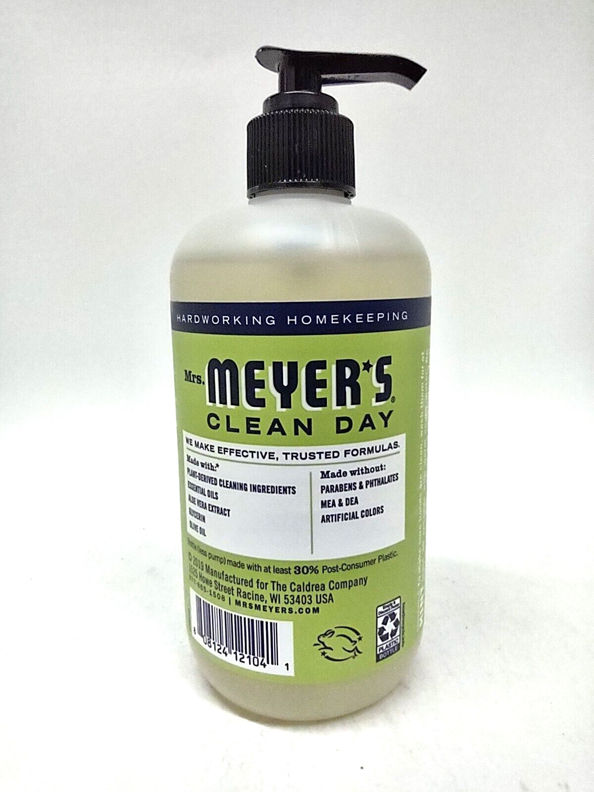 2x Mrs. Meyer’s Clean Day Liquid Hand Soap Bottle, Lemon Verbena Scent, 12.5 oz