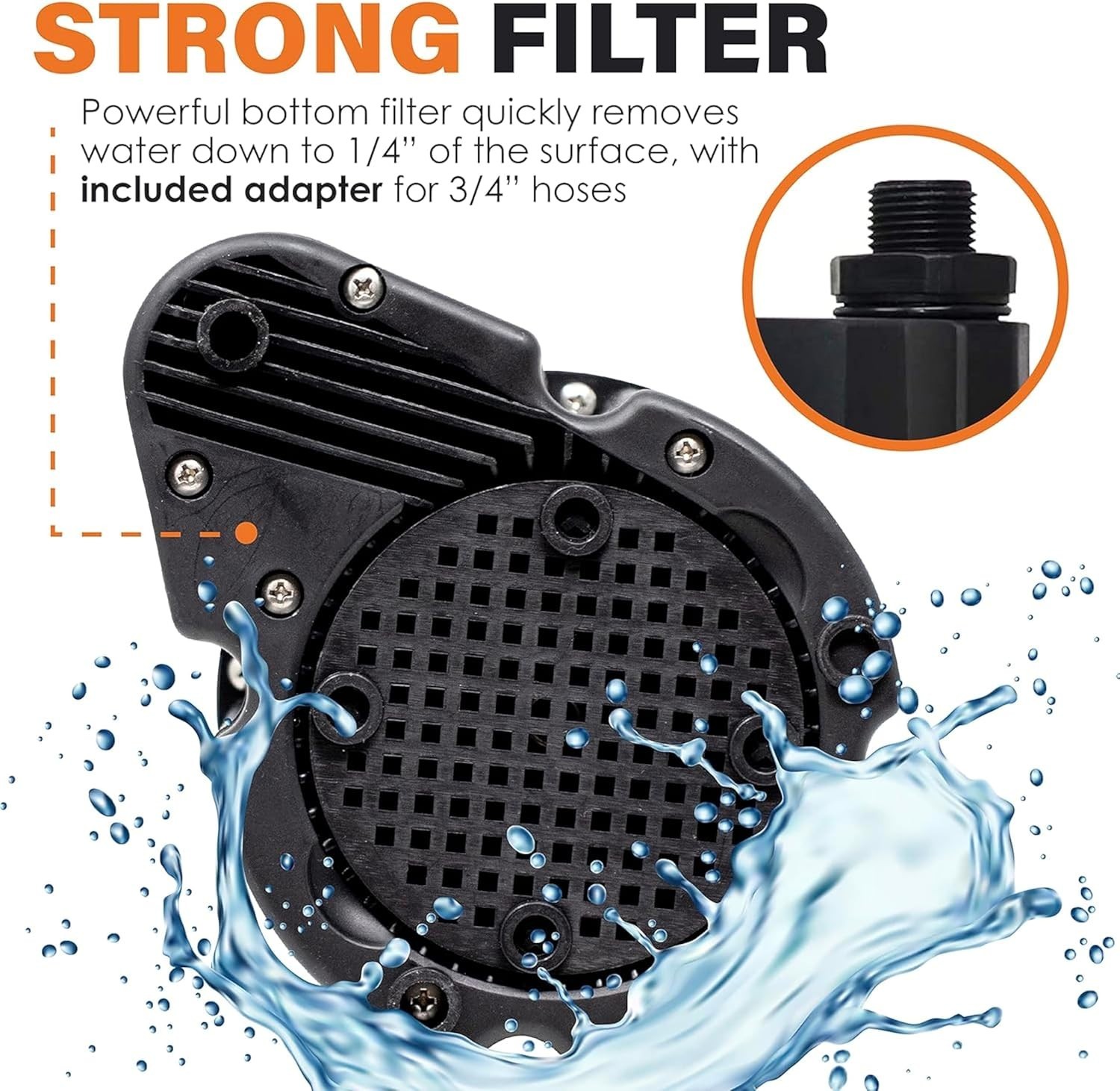 Tankless Water Heater Flushing Kit, Eco-safe Liquid Descaler and 1/6HP Pump