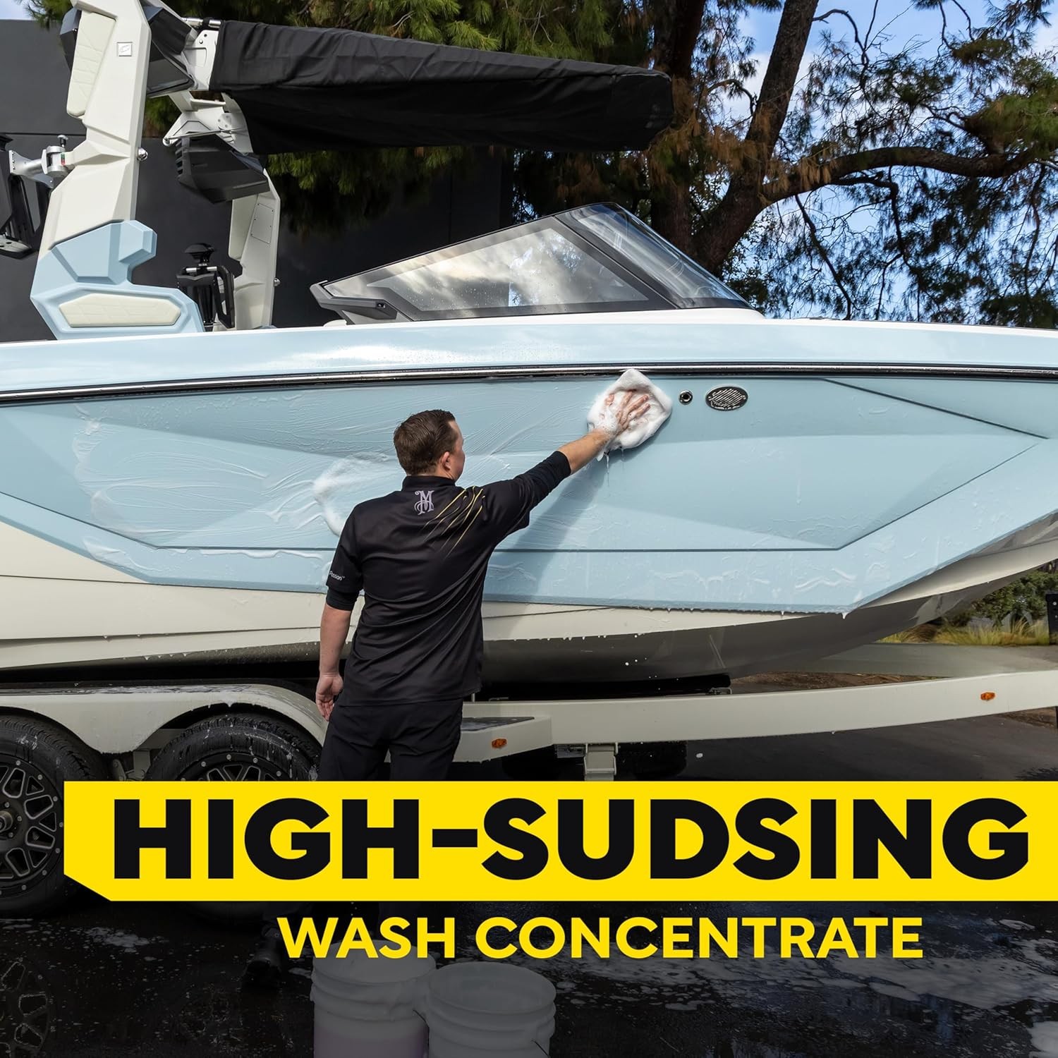 Meguiar’s M43 Marine/RV Boat Wash, pH-Balanced Boat/RV Wash for Protecting Fiber
