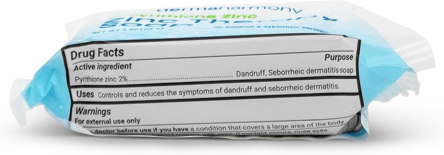 2% Pyrithione Zinc (ZnP) Bar Soap 4 oz – Crafted for Those with Skin Conditions