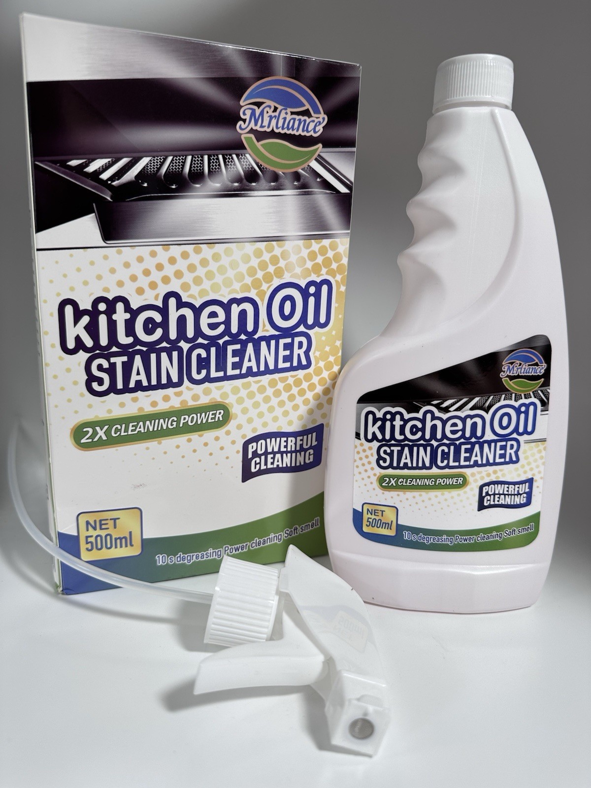 500ml Mrliance Kitchen Oil Stain Cleaner 2X Cleaning Power 500ml