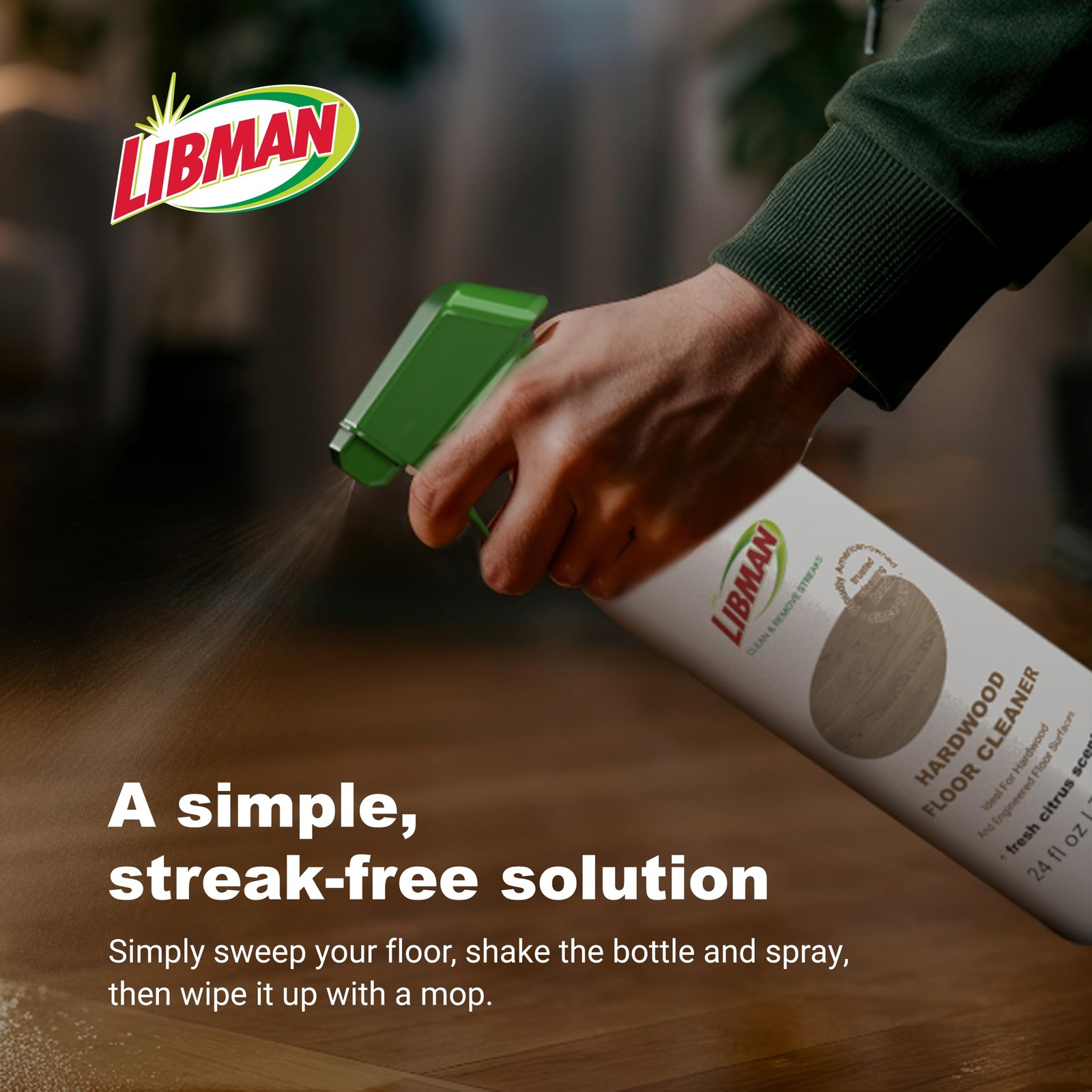 Libman Liquids Hardwood Floor Cleaner 24oz