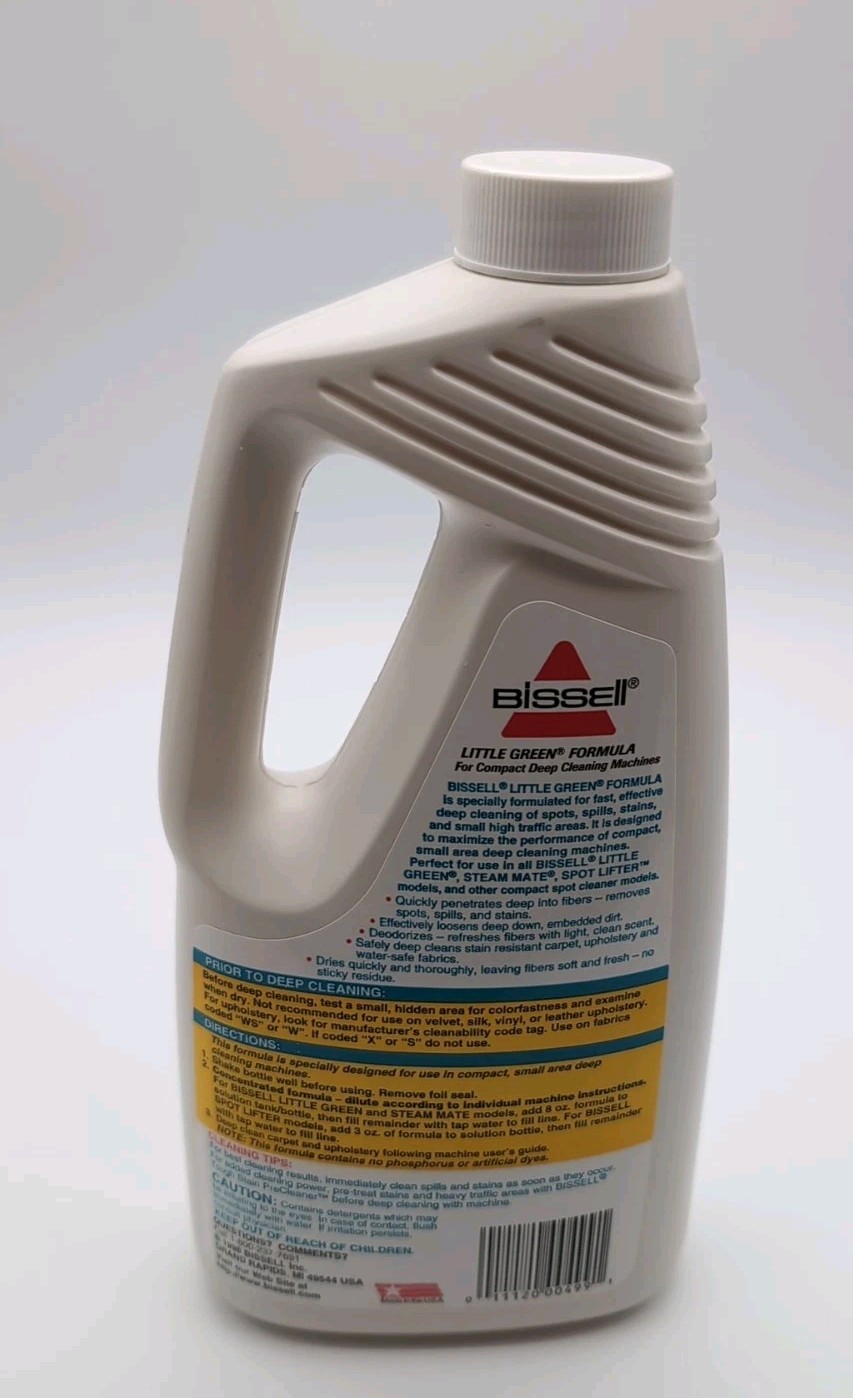Bissell Little Green Formula Carpet Cleaner 32oz Concentrate New Sealed