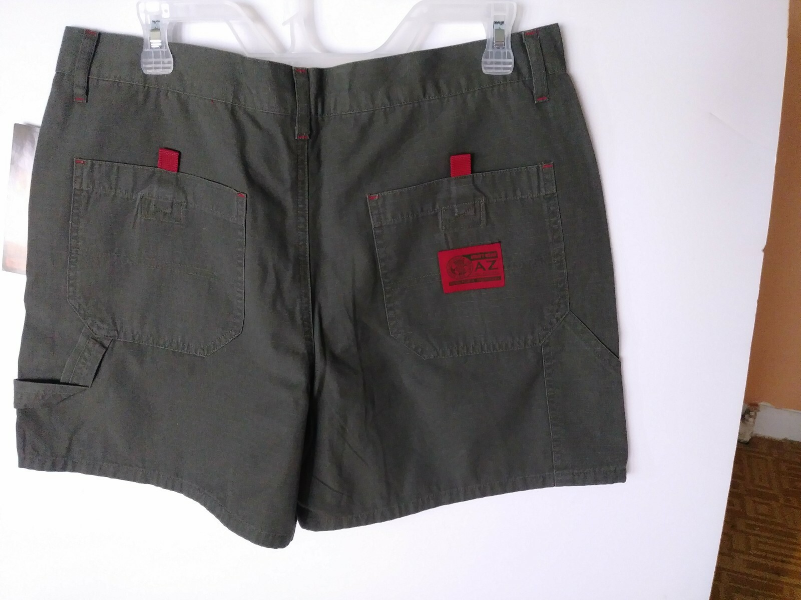 ARIZONA UTILITY WEAR SHORT PANTS 100% COTTON ORIGINAL FIT OLIVE SIZE 13 NWT JCPC