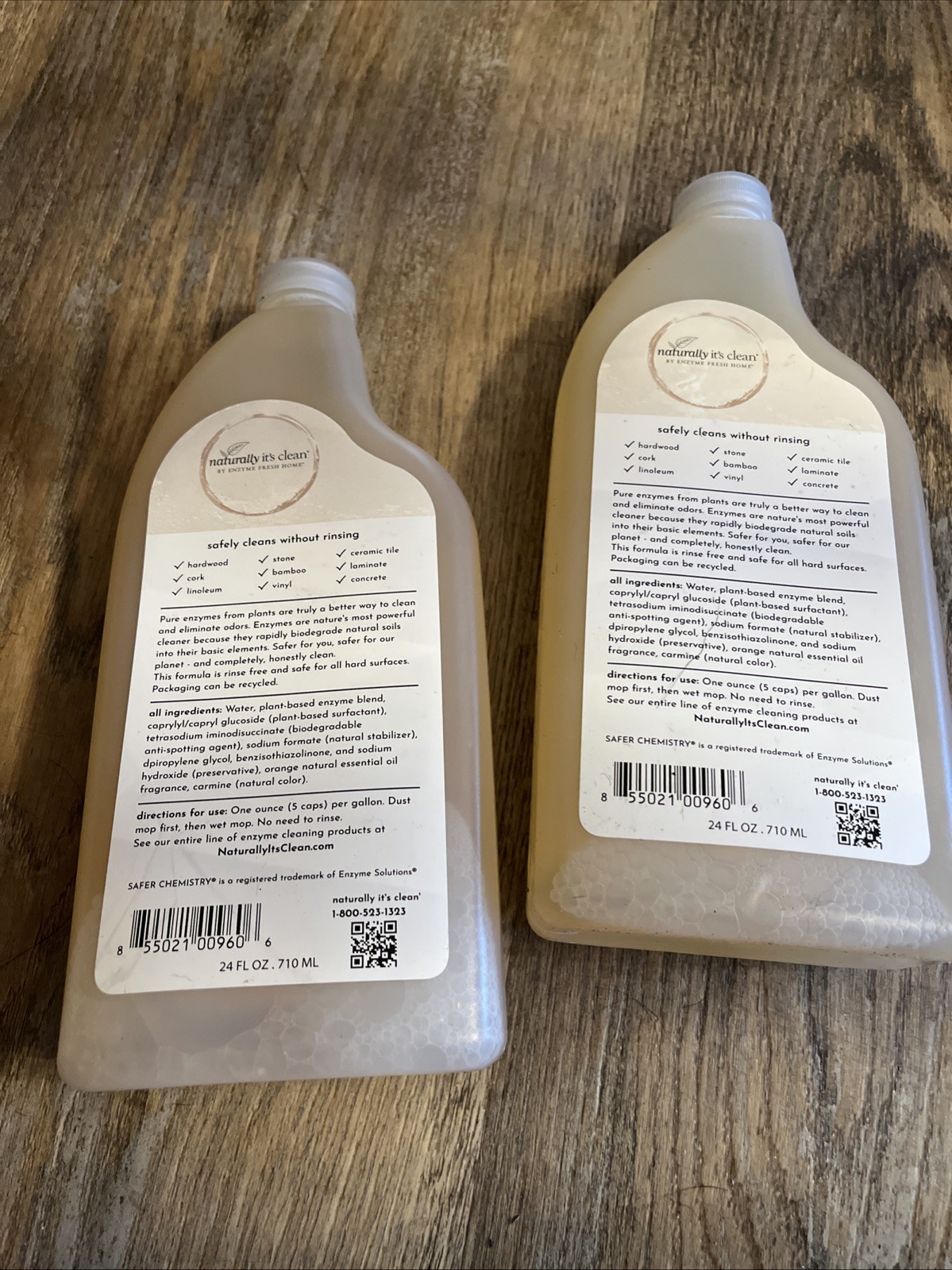 Naturally it’s clean Floors Concentrate Cleaner for all Floors 24oz Each-SEALED