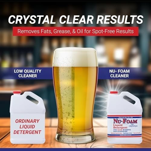 Low Low Suds Liquid Detergent for Bar Glassware – Original Streak-Solution – …