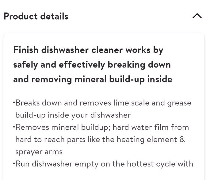 4 Finish Dishwasher Cleaner Sealed