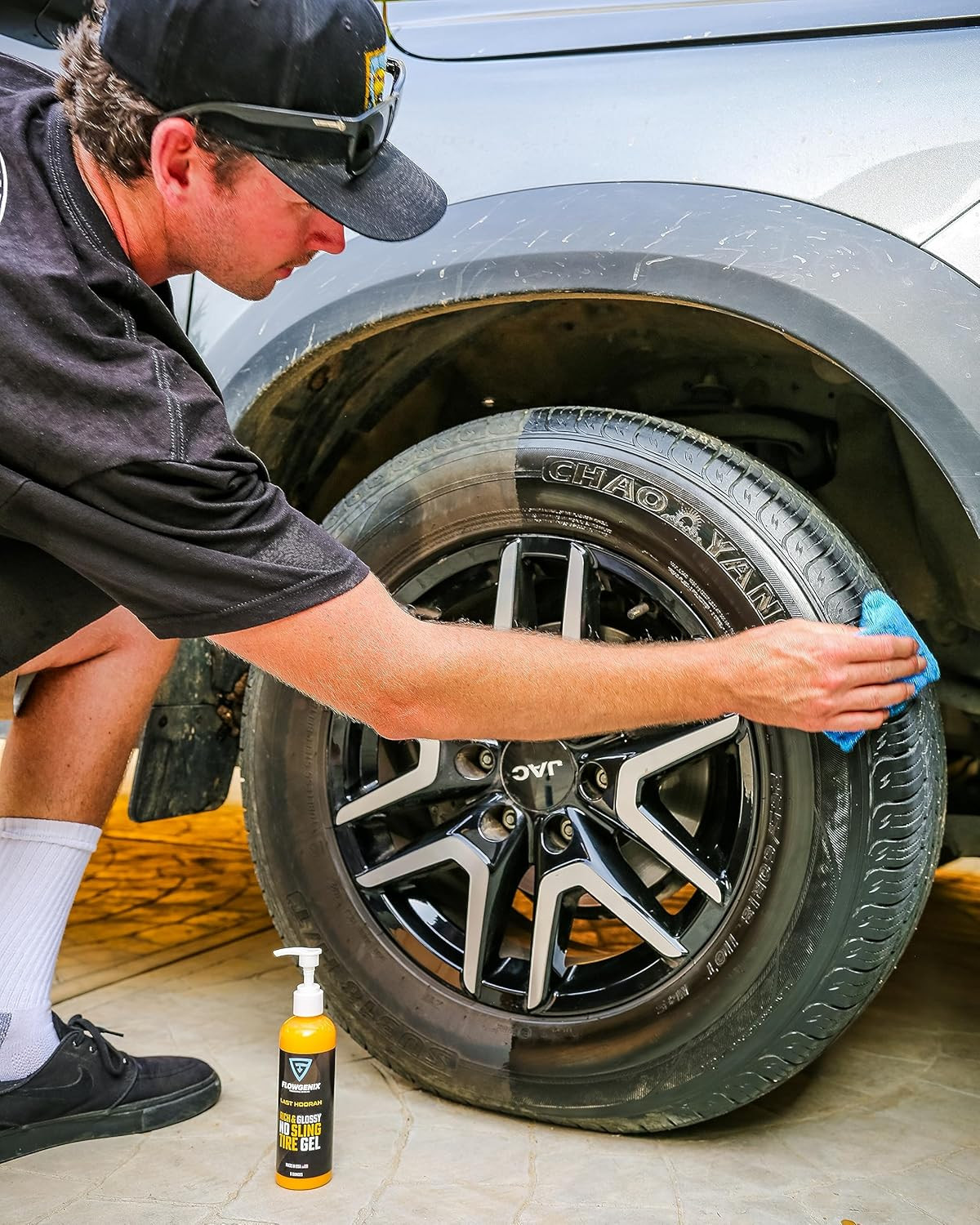 Grand Slam 3-Pack – Includes Tire Shine Gel (8Oz), Car Scratch Remover (4Oz), Wa