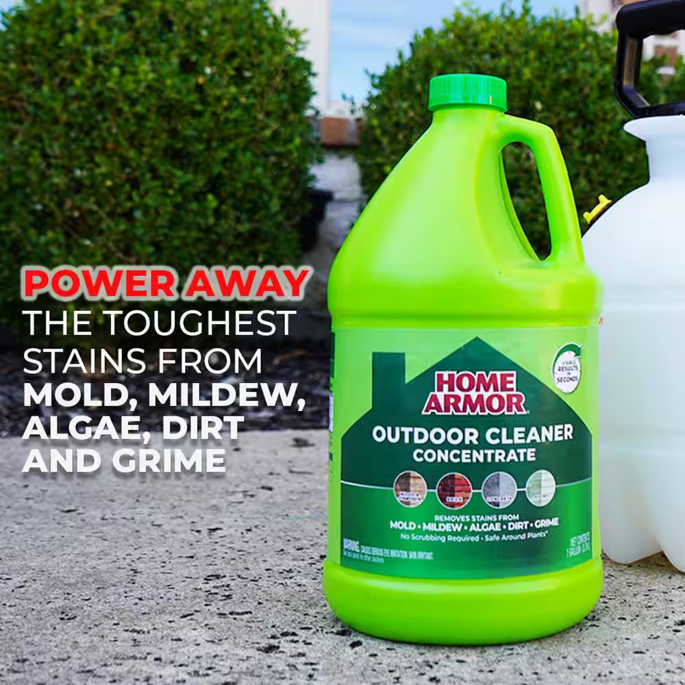 1 Gal Liquid Outdoor Multiple Surface Cleaner Concentrate Removes Algae Dirt Gri