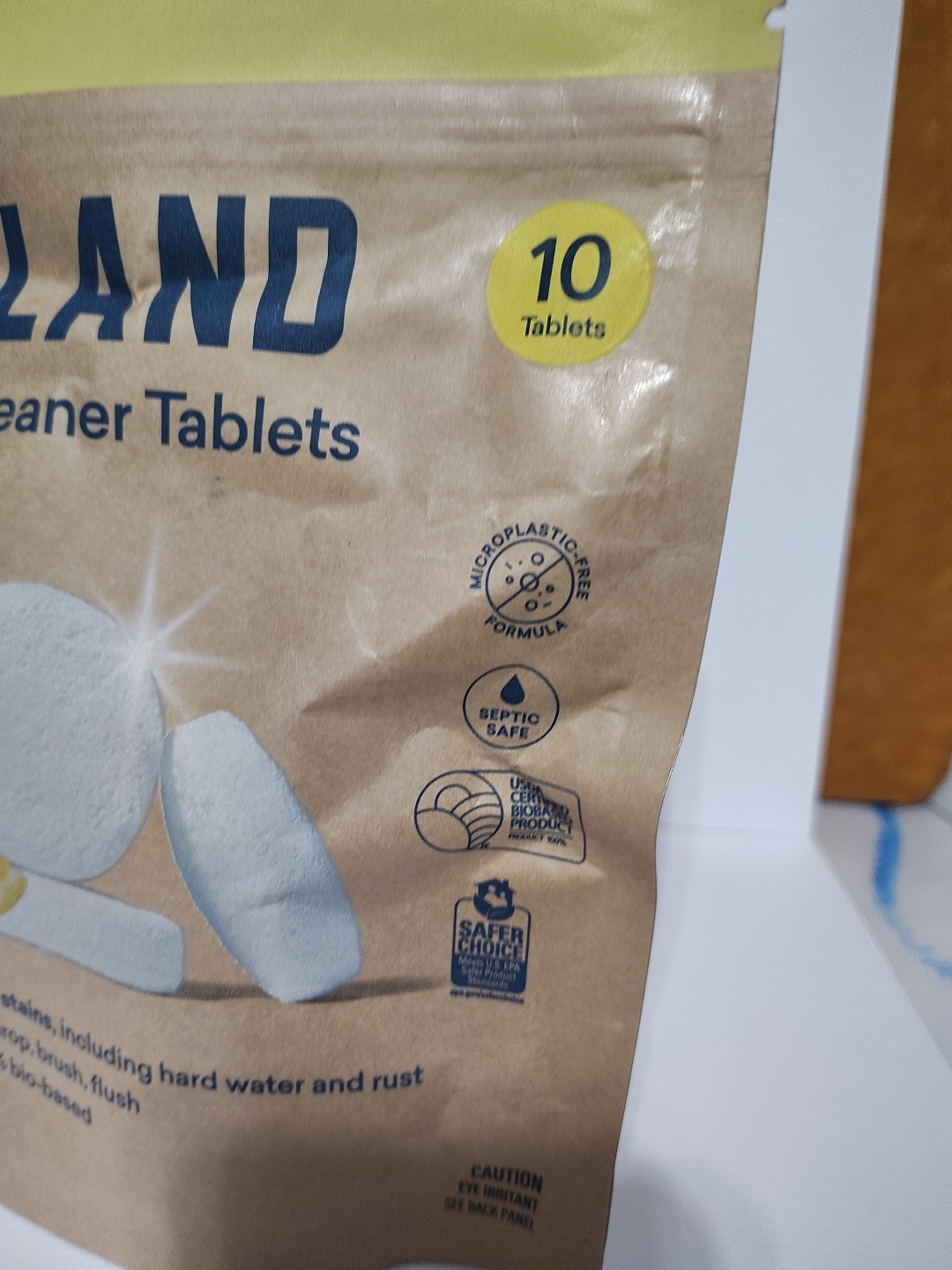 Blueland Toilet Cleaner Tablets Lemon Cedar Scent 10 Tablets