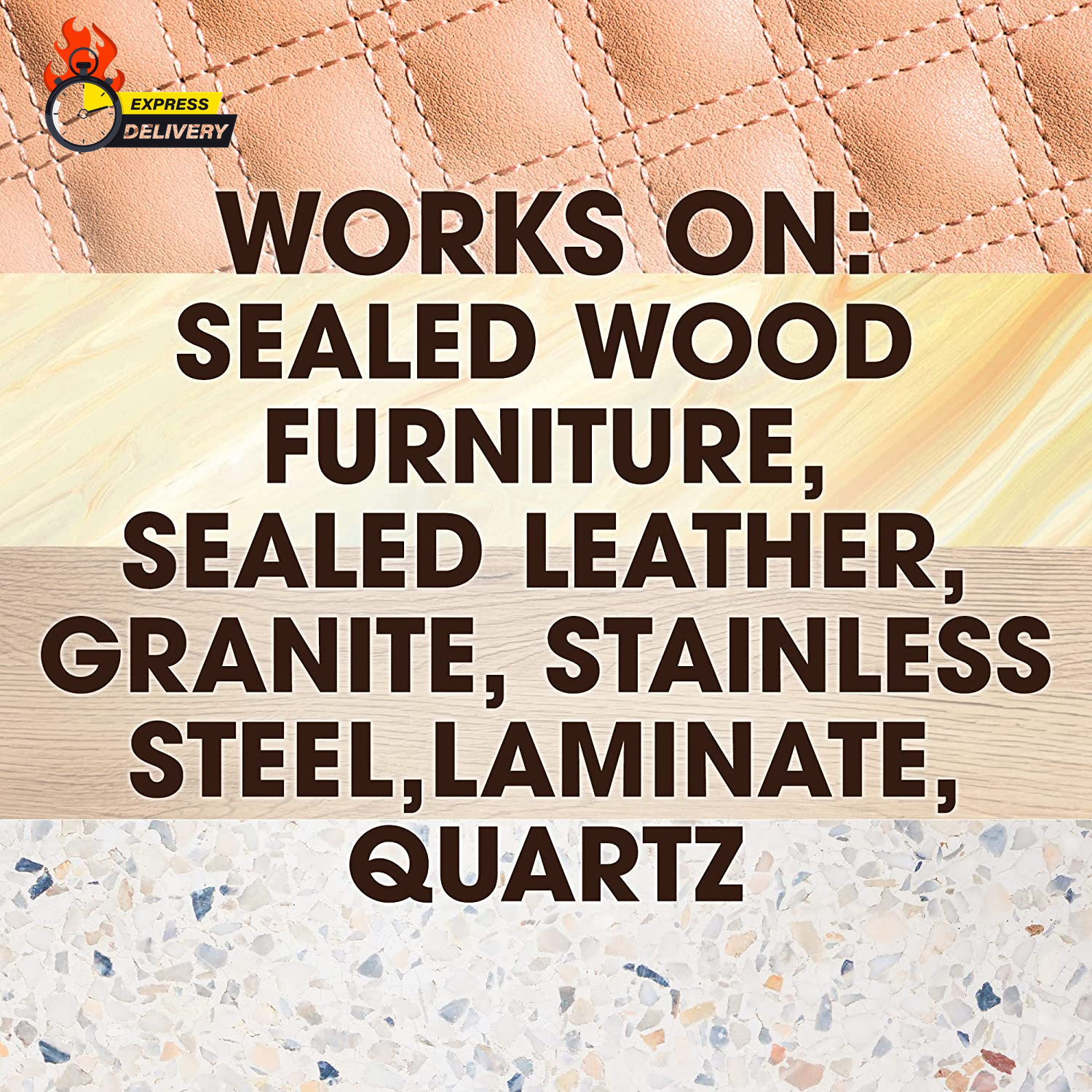 Expert Care Wood Wipes, Shines and Protects, Removes Fingerprints, Lemon Scent,