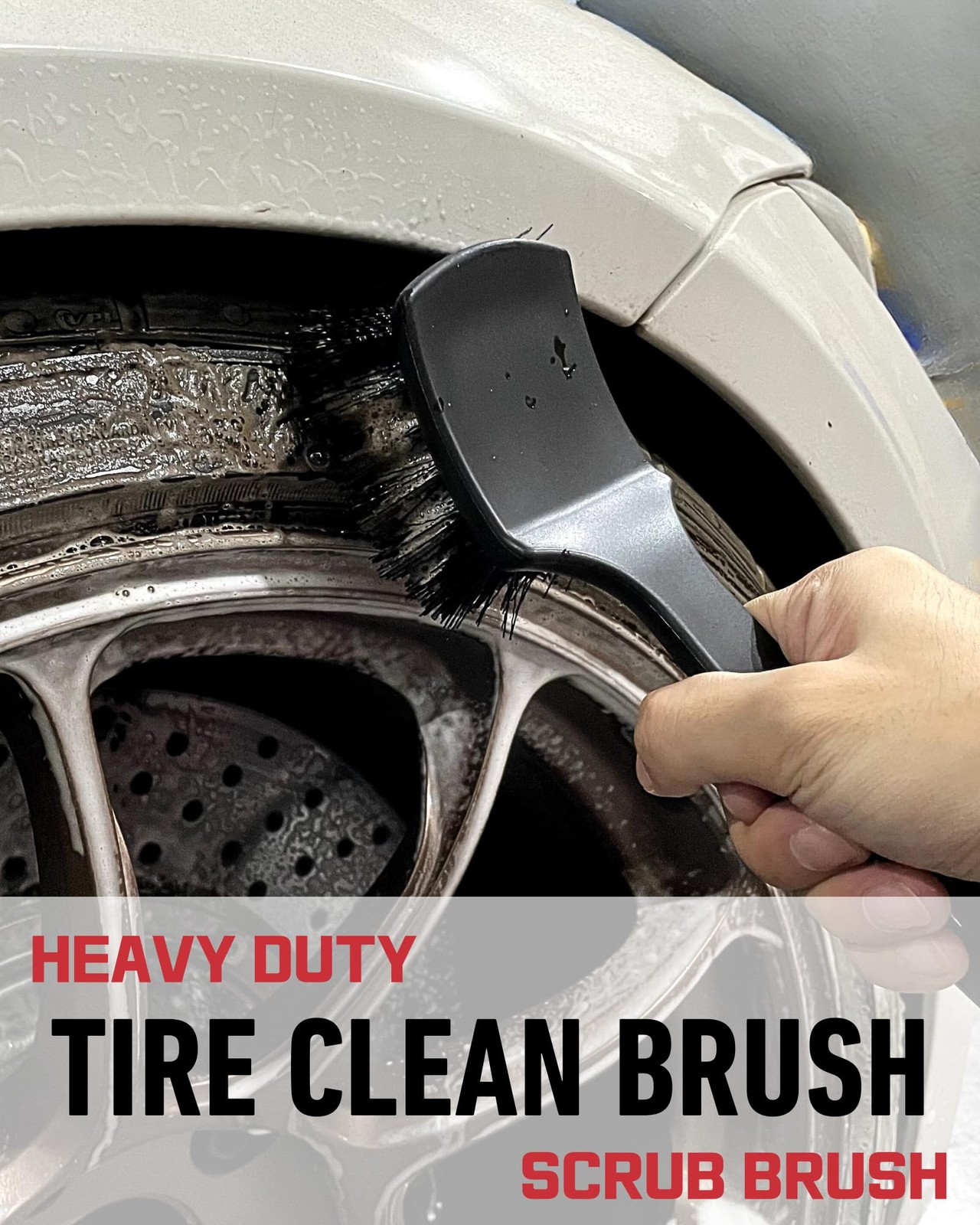 Wheel Brushes for Cleaning Wheels (4 Pack)- 2X Soft Wheel Cleaning Wool Brush…