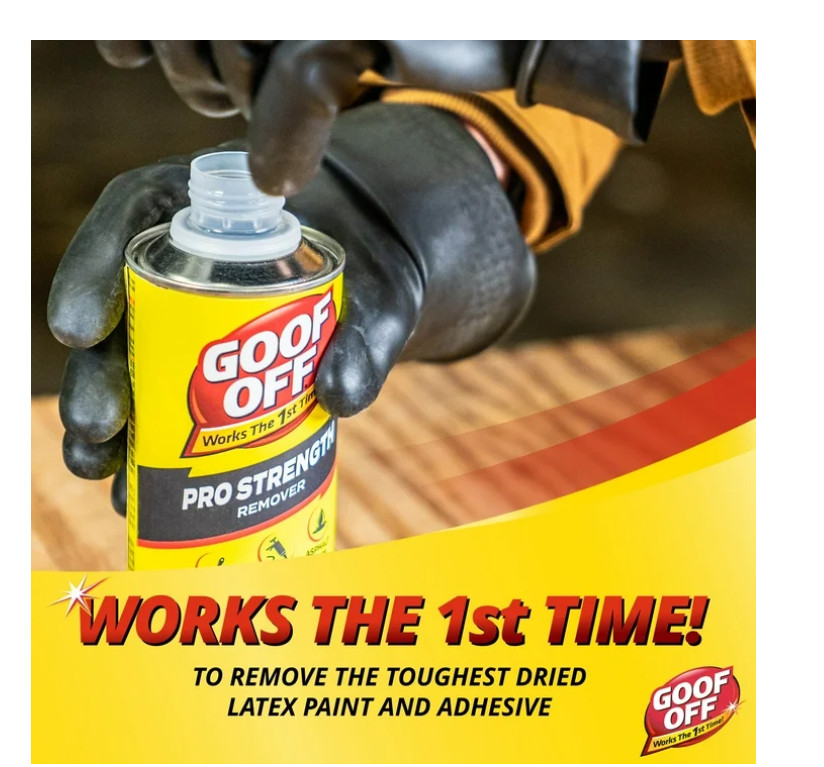 (2 PACK )Goof Off FG653 Professional Strength Remover, Pourable 16-Ounce, Liquid