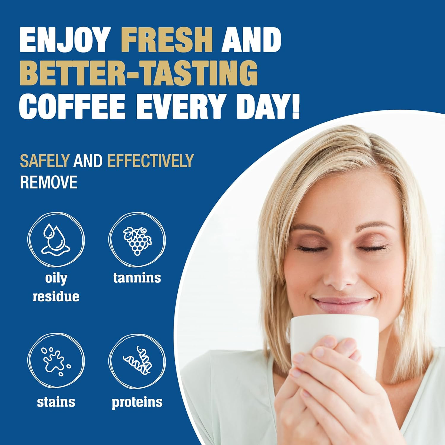 Bar Keepers Friend Coffee Maker Cleaner (2 X 12 Oz) Removes Stains & Oily Residu