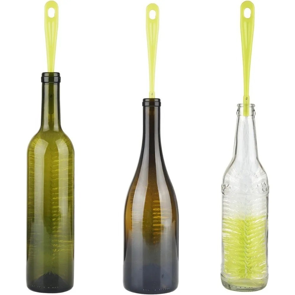1 Pcs 16” Long Bottle Brush Cleaner for Washing Wine/Beer/Sport Well/Thermos/Gla