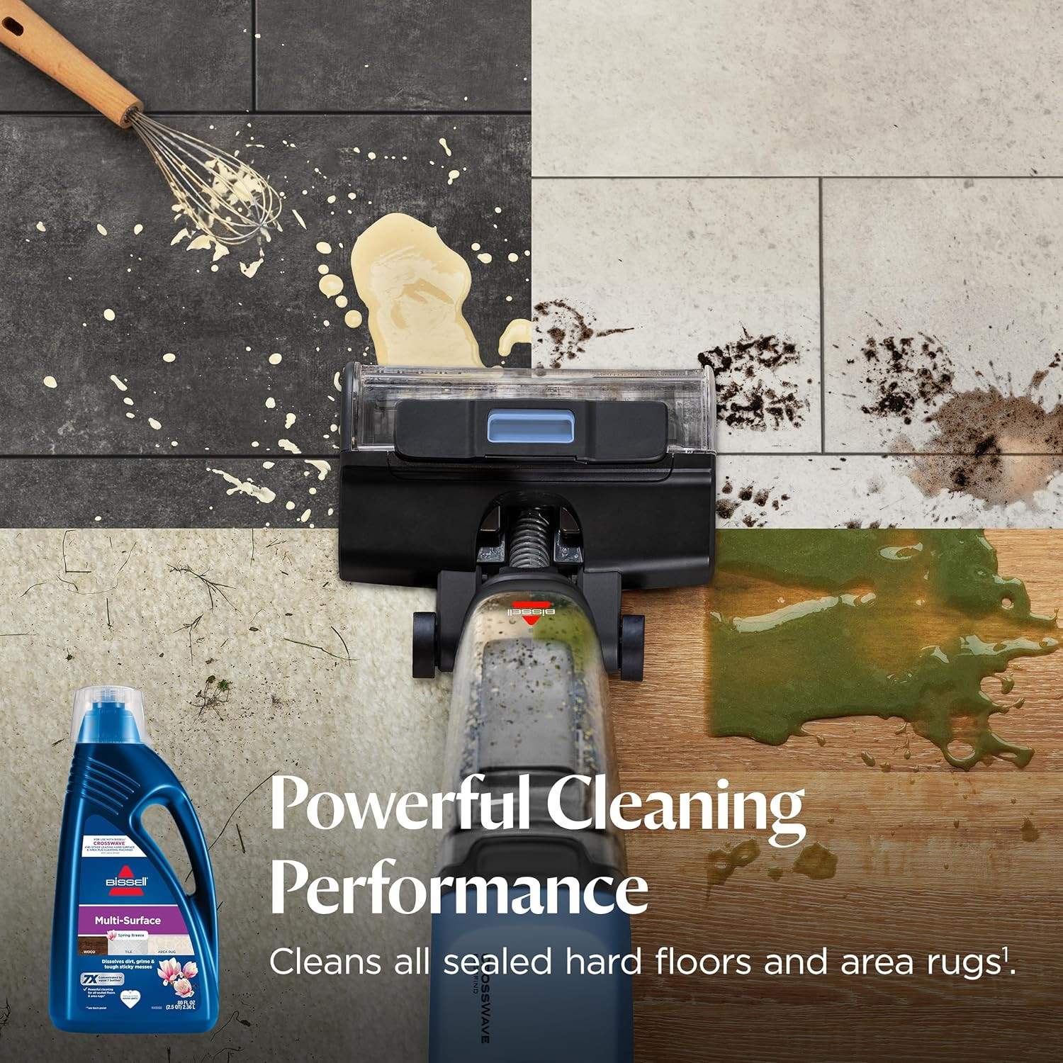Bissell CrossWave Multi Surface Cleaning Solution 80oz Fresh Scent Fluid 1 Pack