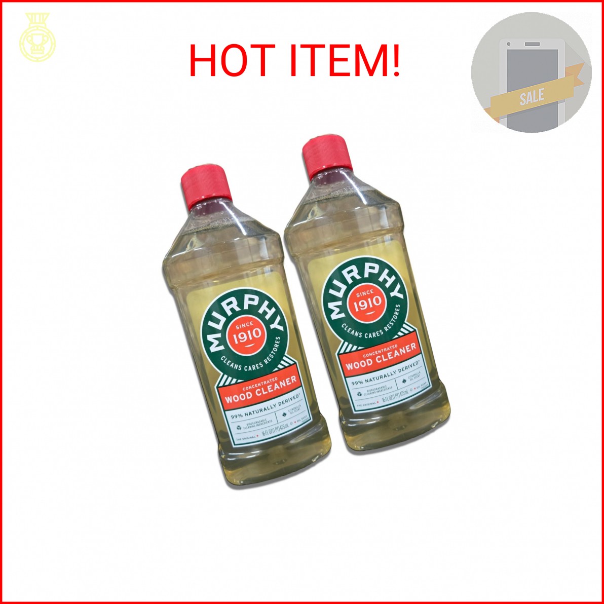 Murphy Oil Soap, Original Formula 16 fl oz (473 ml) – Pack of 2