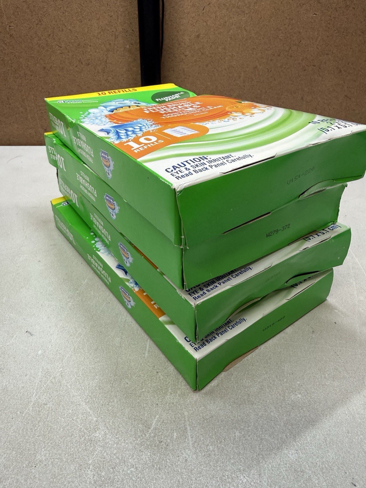 40 Pk Scrubbing Bubbles FRESH BRUSH Flushable Pads Toilet Cleaning Refill Heads