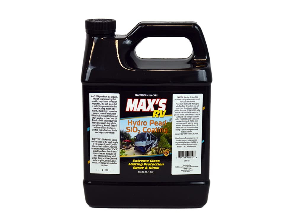 McKee’s 37 Marine & RV MKRV-631 Hydro Pearl Sio2 Coating, 128 oz.