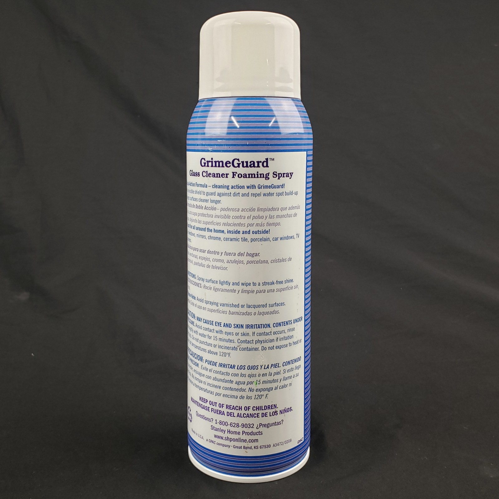 17 oz Stanley Foam Spray Glass Cleaner Grime Guard Dual Action Cleaning Spray