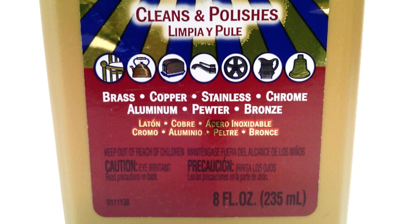 ✅ BRASSO~Metal Surface Polish~8 oz Bottle