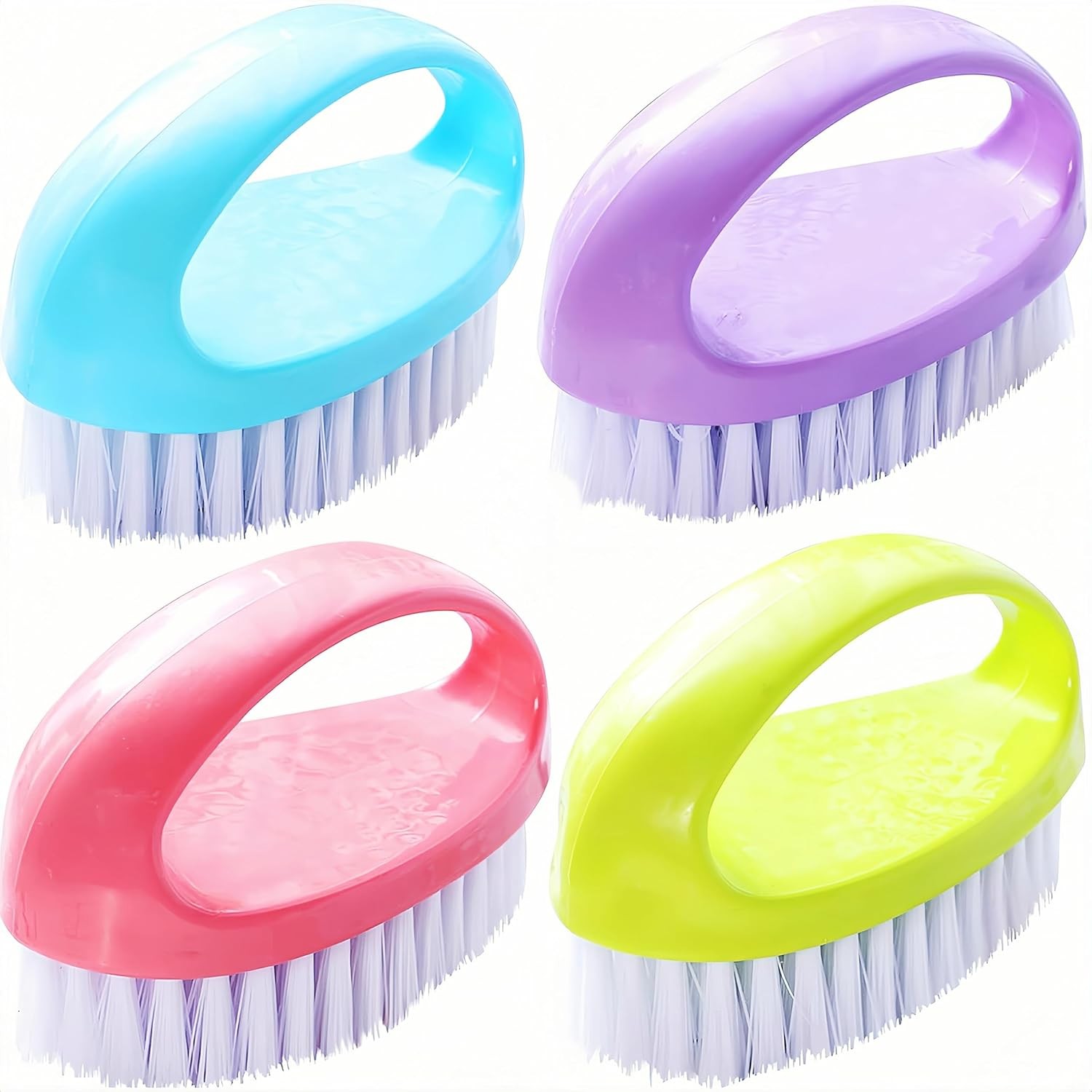1pc Scrubbing Brushes for Cleaning, Heavy Duty Scrub Brush Nylon Stiff Bristles