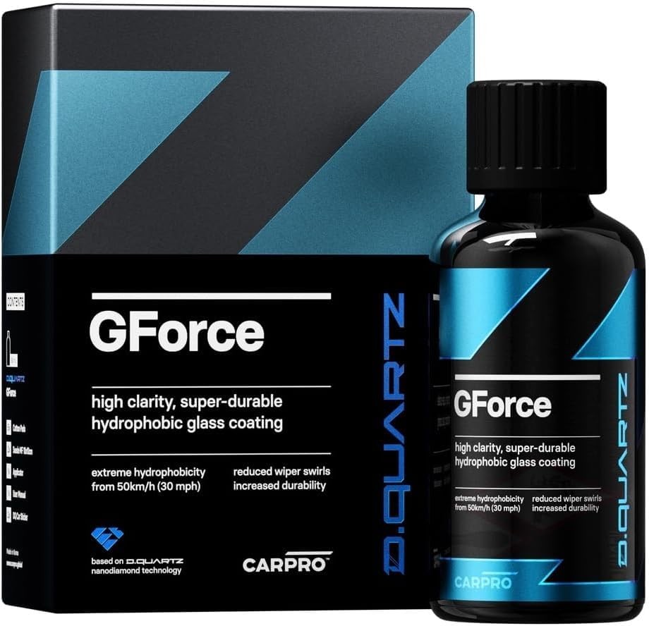 CARPRO DQUARTZ GForce Glass Coating – Windshield & Window Rain Repellent