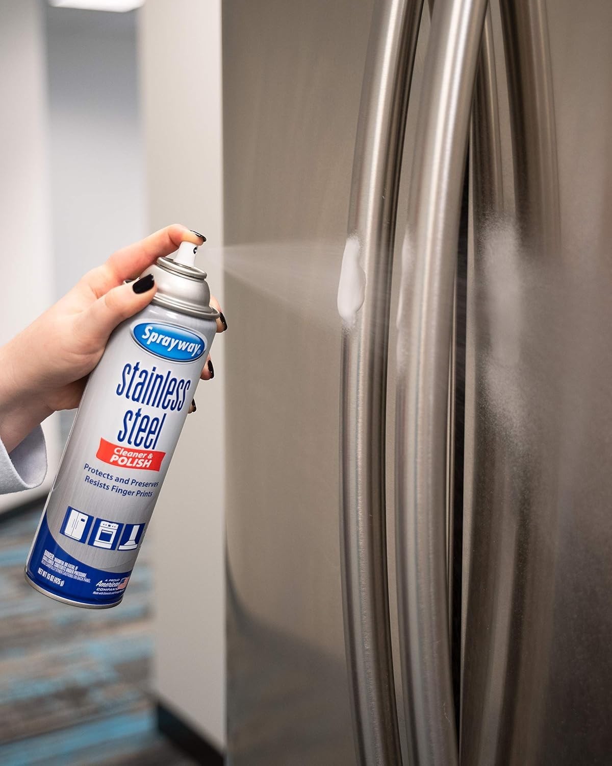 Versatile Water-Based Stainless Steel Cleaner – 15 Fl Oz for Smudge-Free Shine