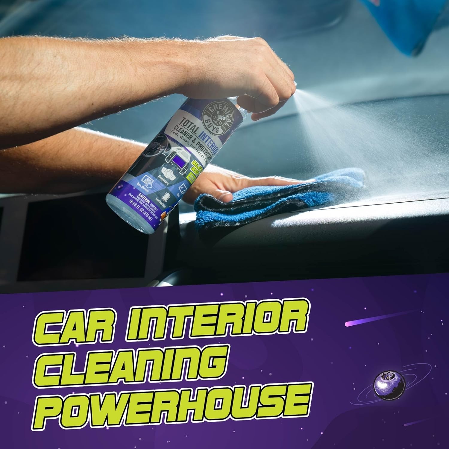 Chemical Guys Total Interior Cleaner & Protectant – (16 oz) All-in-One Car Inter