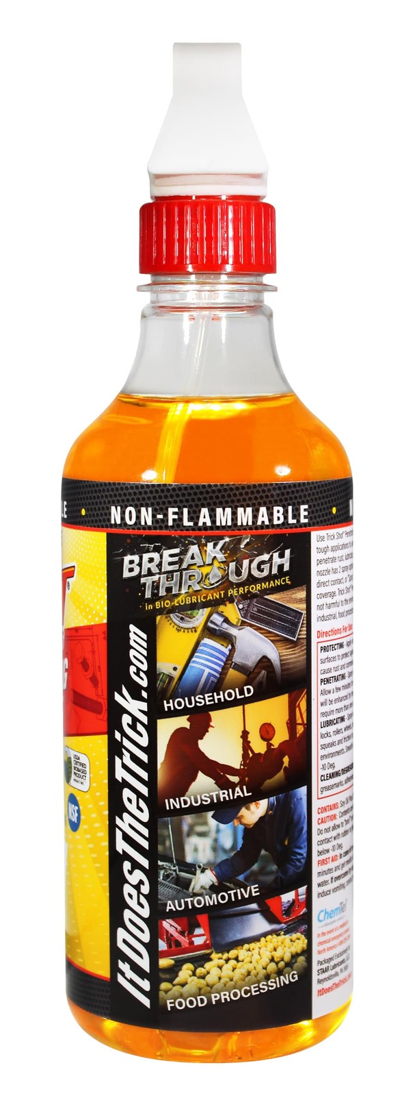 Trick Shot 3in1 Penetrating Lubricant Oil Biobased Food Grade Industrial Oi…