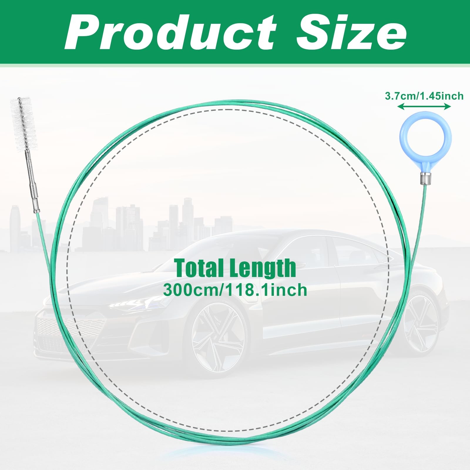 Auto Sunroof Drain Cleaning Tool Flexible Car Sun Roof Drain Cleaner Unclogger