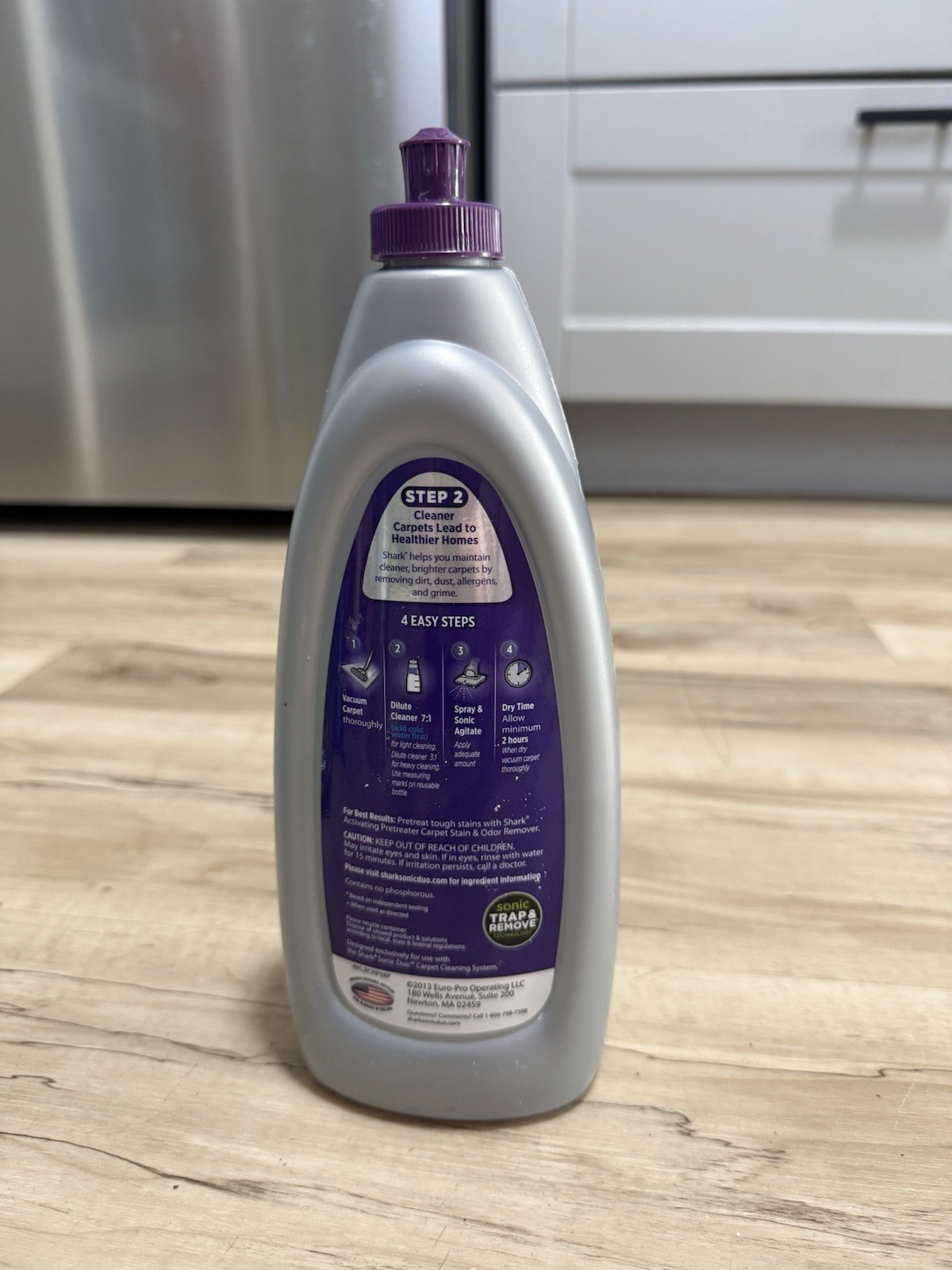 Shark Low Moisture No Rinse Carpet Shampoo English Lavender 28 fl oz READ