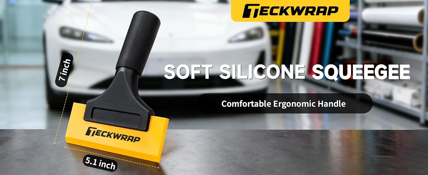 Mini Silicone Squeegee for Window Tint –5 Inch Small Squeegee for Car