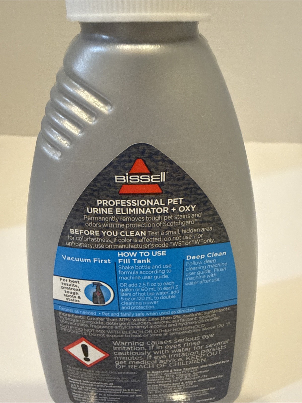Bissell 8oz Bottle Professional Pet Urine Eliminator + 2x Oxy Formula