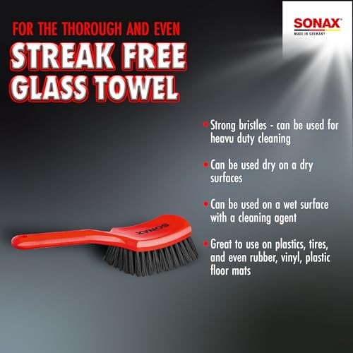 Intensive Cleaning Brush | Durable Scrub Brush for Interior & Exterior Car