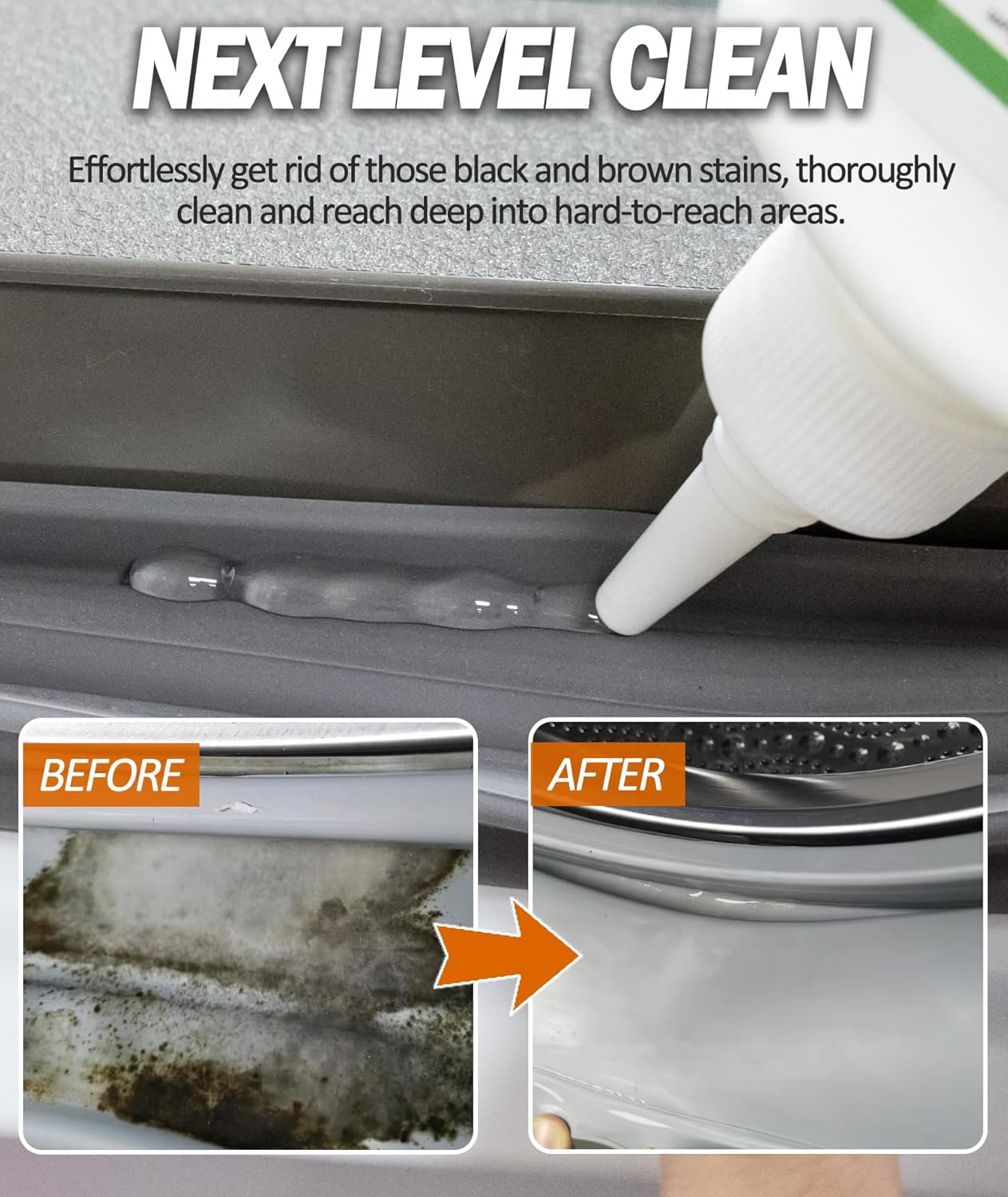 Home Remover Gel Washing Machine Gasket Cleaner 5oz, Heavy Duty