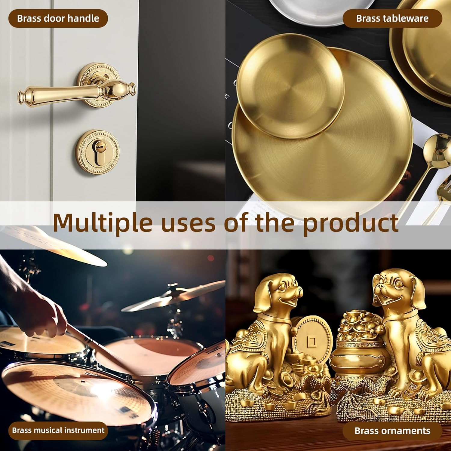 Brass Polish Copper Cleaner Cream:13Oz Polishing Metal Tarnish Remover Cleaning