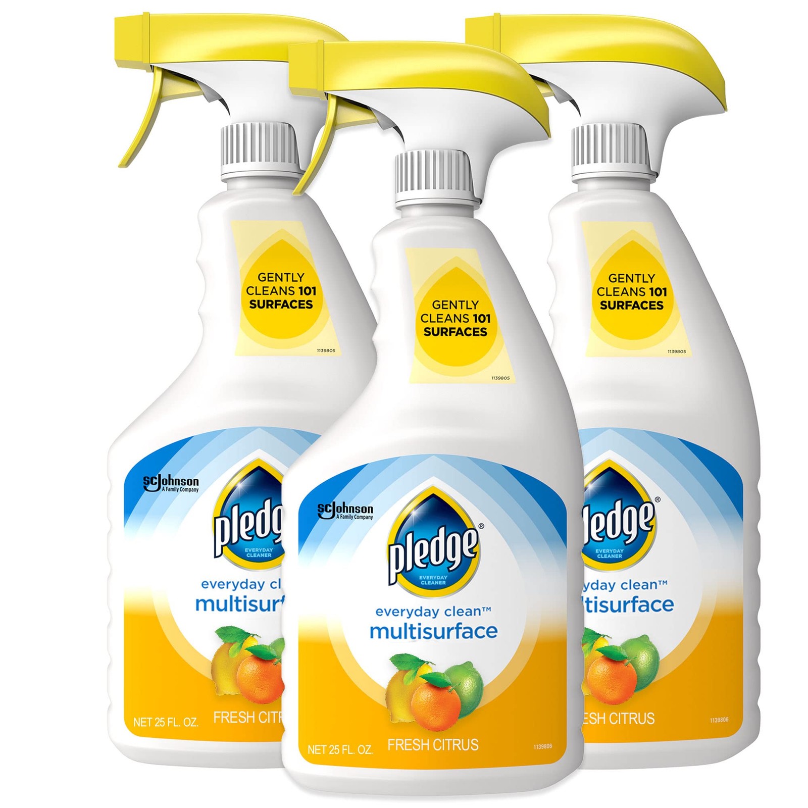 Pledge pHBalanced Multisurface Cleaner Spray for Everyday Care, Fresh Citrus …