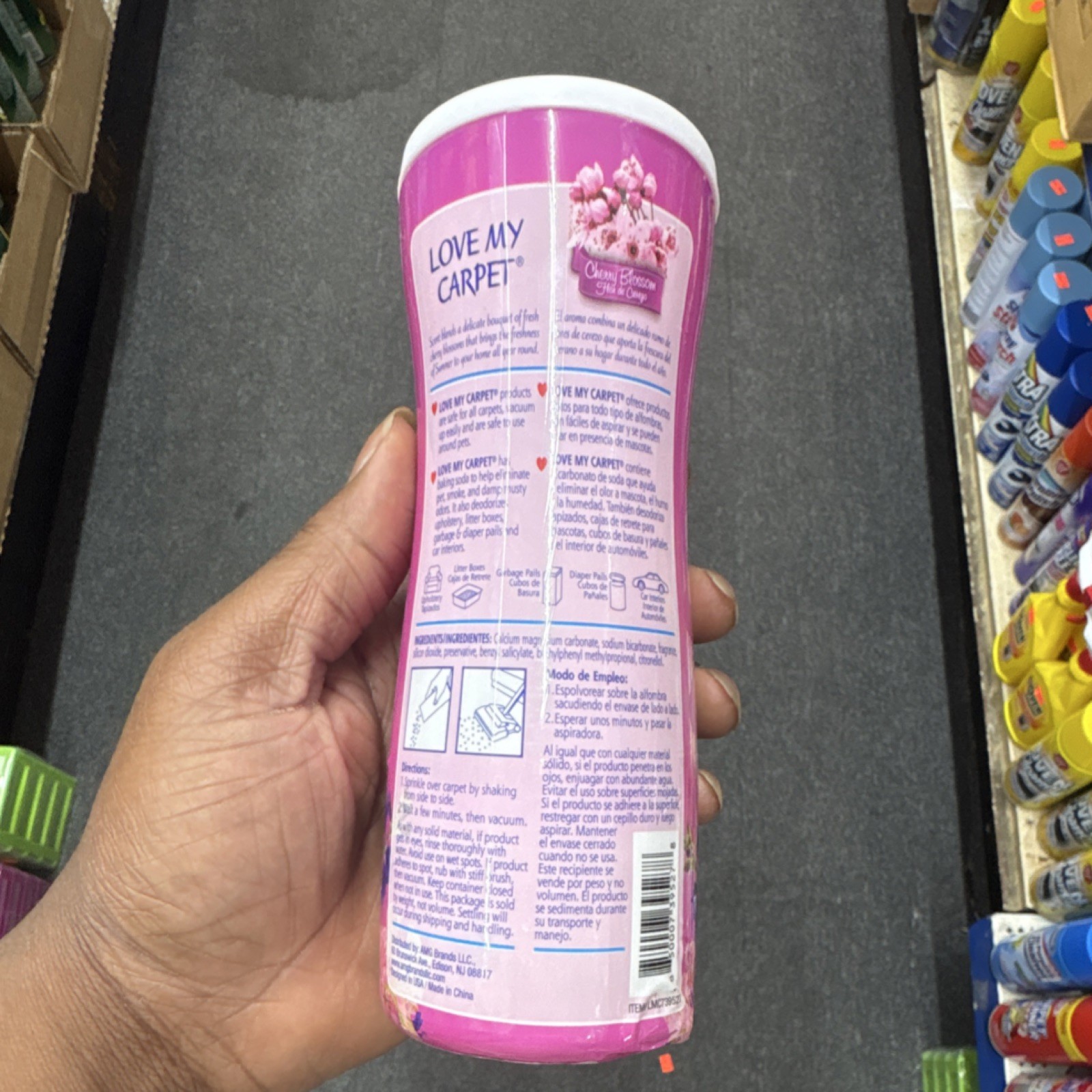Love My Carpet Carpet & Room Deodorizer Cherry Blossom Powder 17 oz