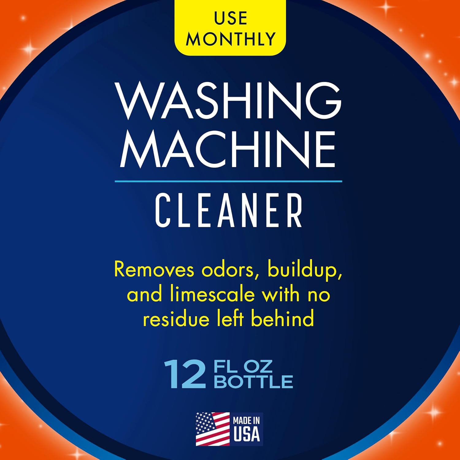 Glisten Washing Machine Cleaner, Helps Remove Odor, Buildup, and Limescale, Fres