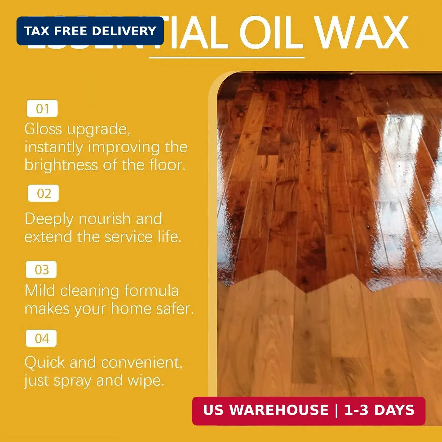 2026 Wood Polishing Beeswax Spray Upgrade Natural Furniture Waterproof Polish an