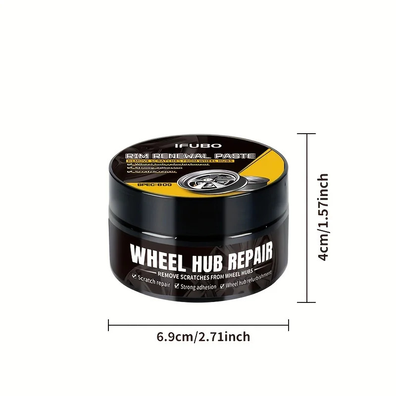 Aluminum Alloy Wheel Rim Scratch Repair Paste for Car Tire Hub Reconditioning