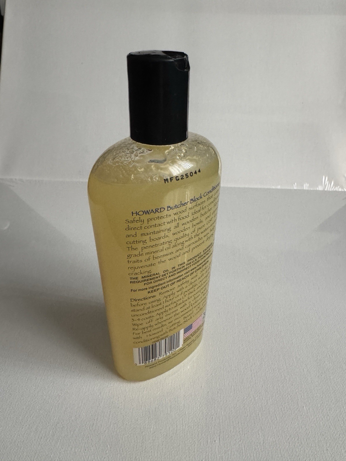 Howard BUTCHER BLOCK CONDITIONER 12 oz. Wood Cutting Board Utensils Food Grade