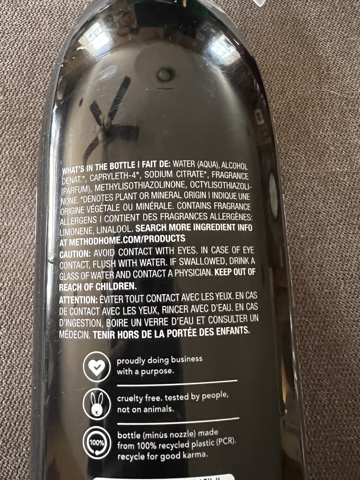 New Method Daily Granite Cleaner Apple Orchard 28 oz Cleans Polishes Plant Based