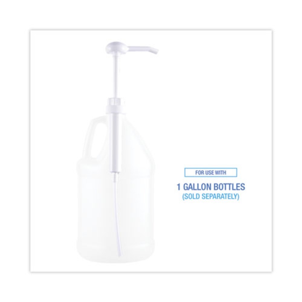 Boardwalk 00417EA 12″ Tube 1 oz. Siphon Pump for 1 gal Bottles – White New