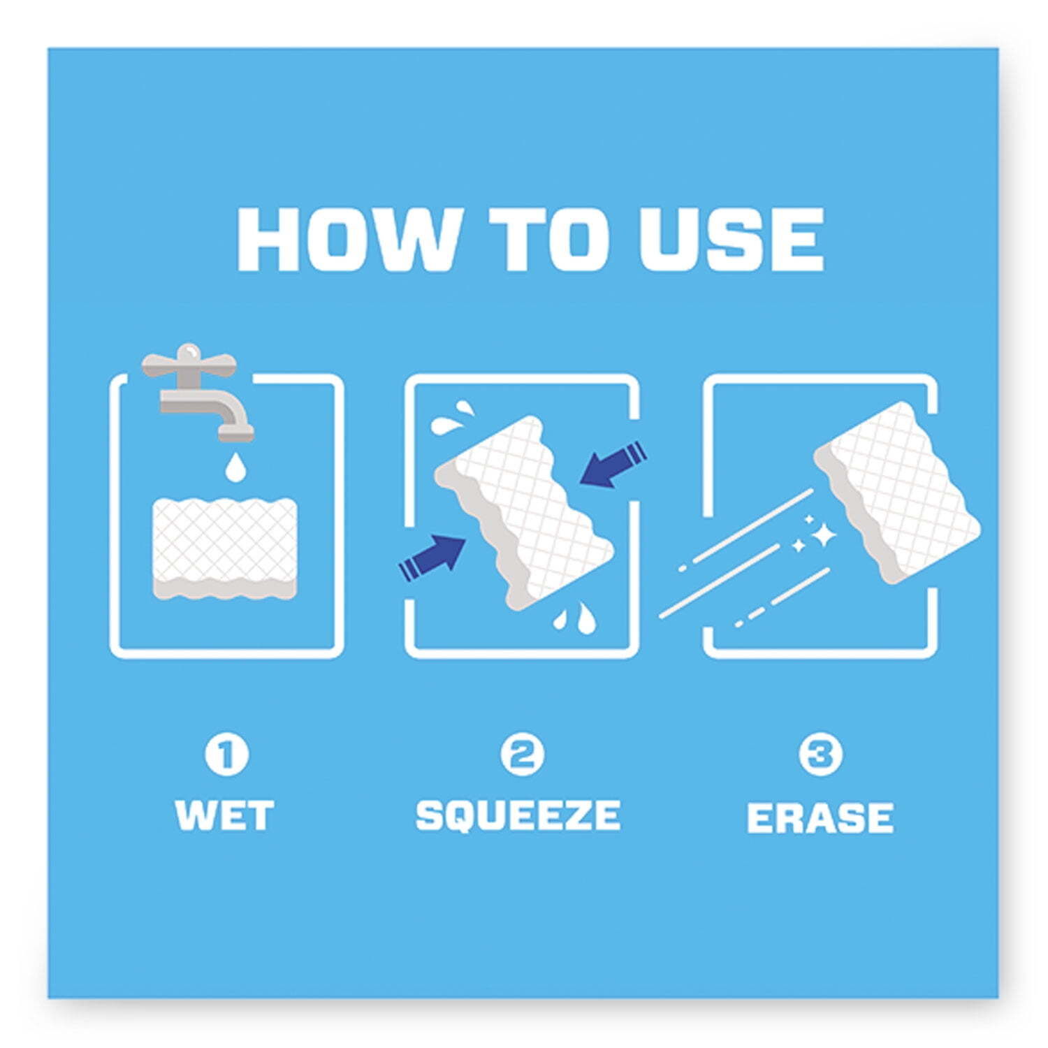 Magic Eraser Original, Cleaning Pads with Durafoam, 6 Ct